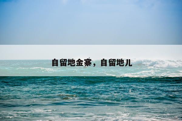 自留地金寨，自留地儿