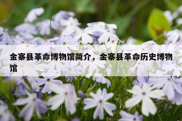 金寨县革命博物馆简介，金寨县革命历史博物馆