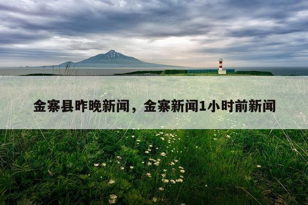 金寨县昨晚新闻，金寨新闻1小时前新闻