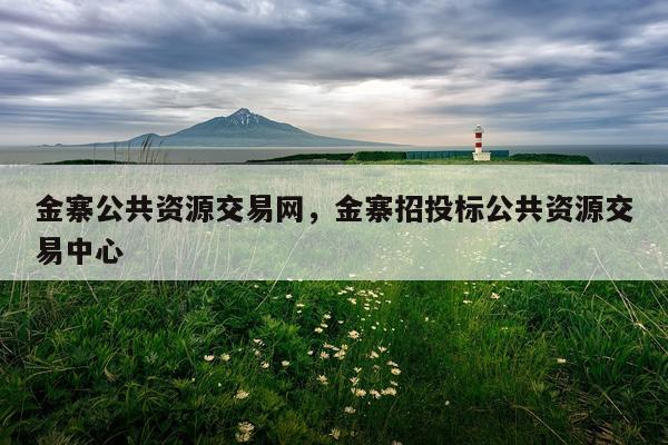金寨公共资源交易网，金寨招投标公共资源交易中心