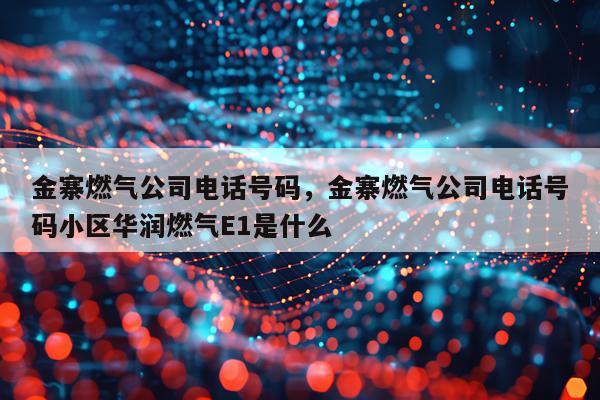 金寨燃气公司电话号码,金寨燃气公司电话号码小区华润燃气E1是什么