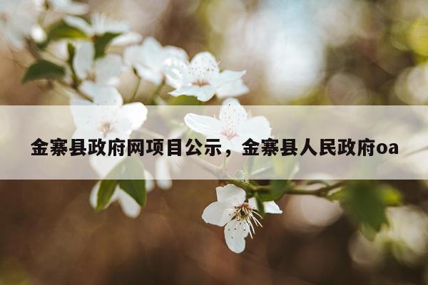 金寨县政府网项目公示,金寨县人民政府oa