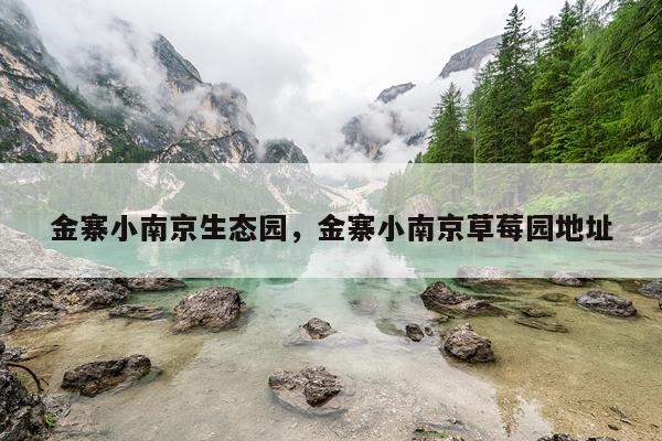 金寨小南京生态园，金寨小南京草莓园地址