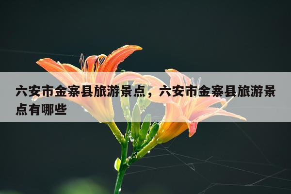 六安市金寨县旅游景点，六安市金寨县旅游景点有哪些