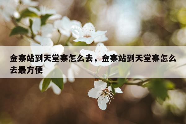 金寨站到天堂寨怎么去，金寨站到天堂寨怎么去最方便